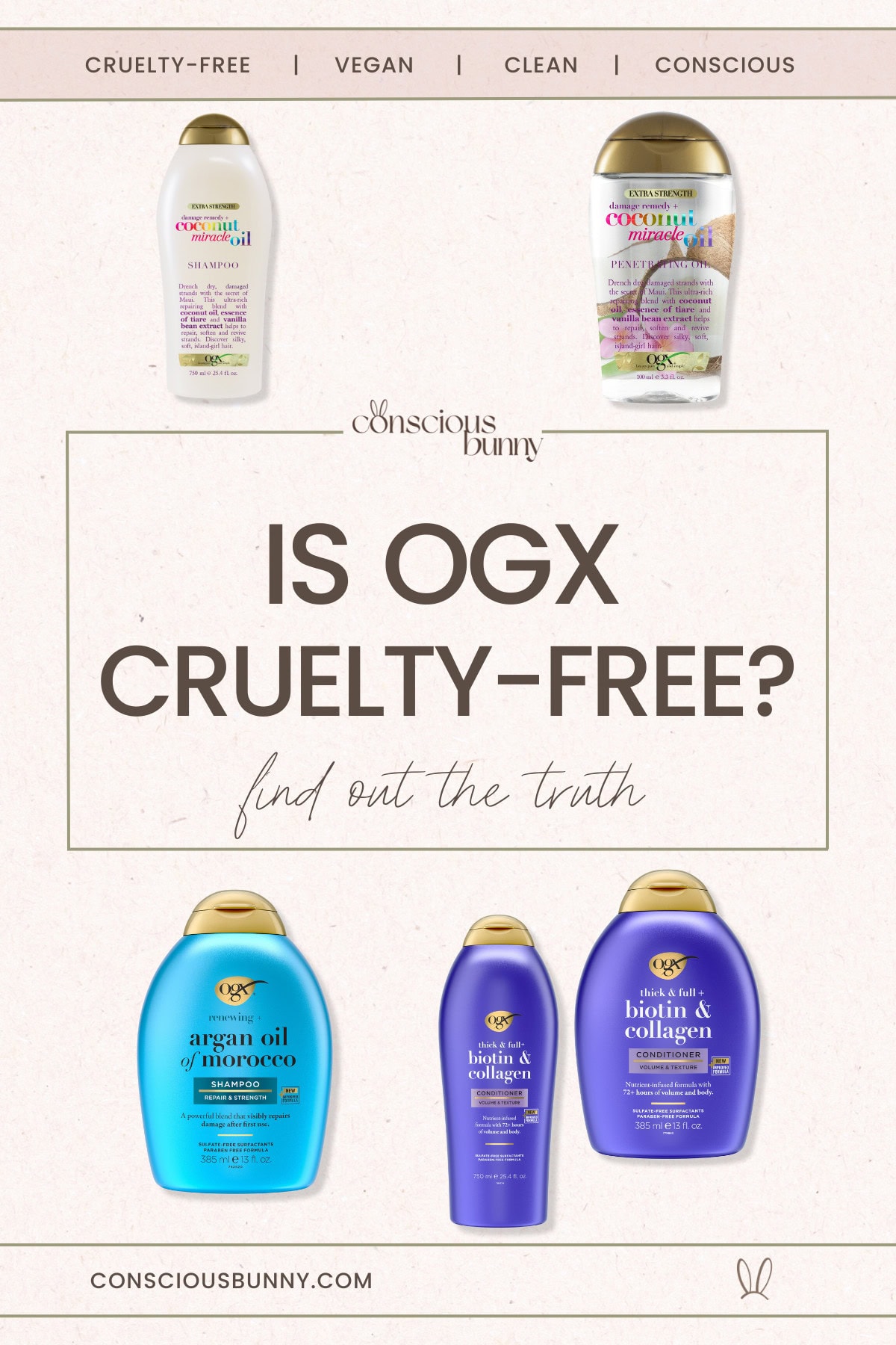 Is OGX Cruelty-Free, Vegan Or Clean? Here's The Truth