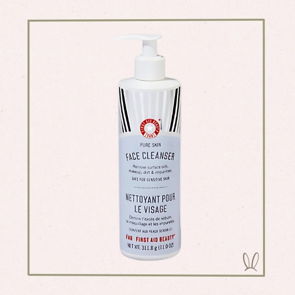 First Aid Beauty Pure Skin Face Cleanser - 15 Best Vegan Face Cleansers For Every Skin Type