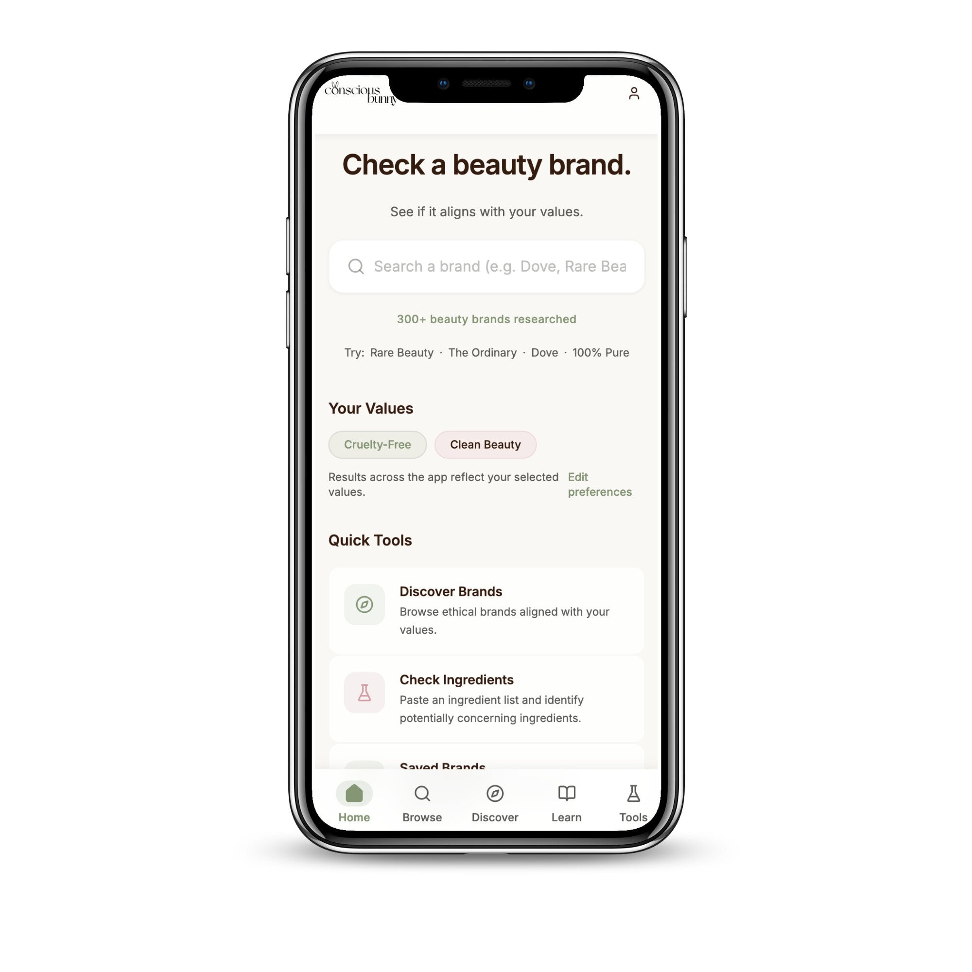 Conscious Bunny App Screenshot